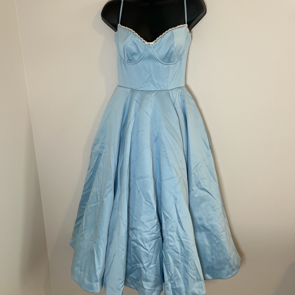 House of CB Light Blue Midi Dress